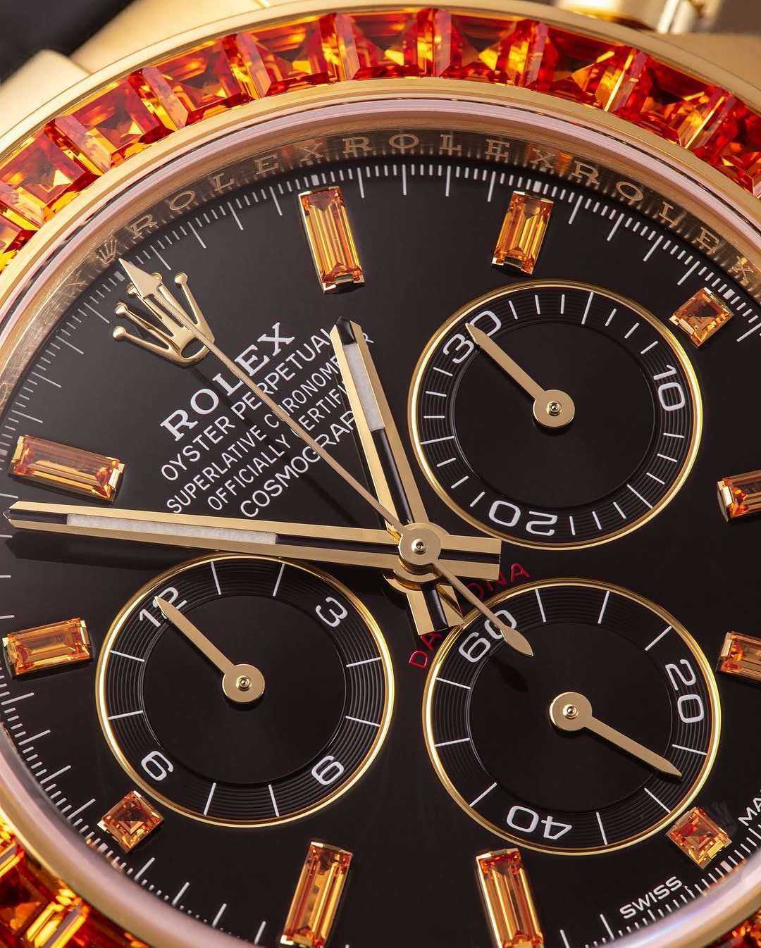 Rolax Daytona cosmograph daimond fitted