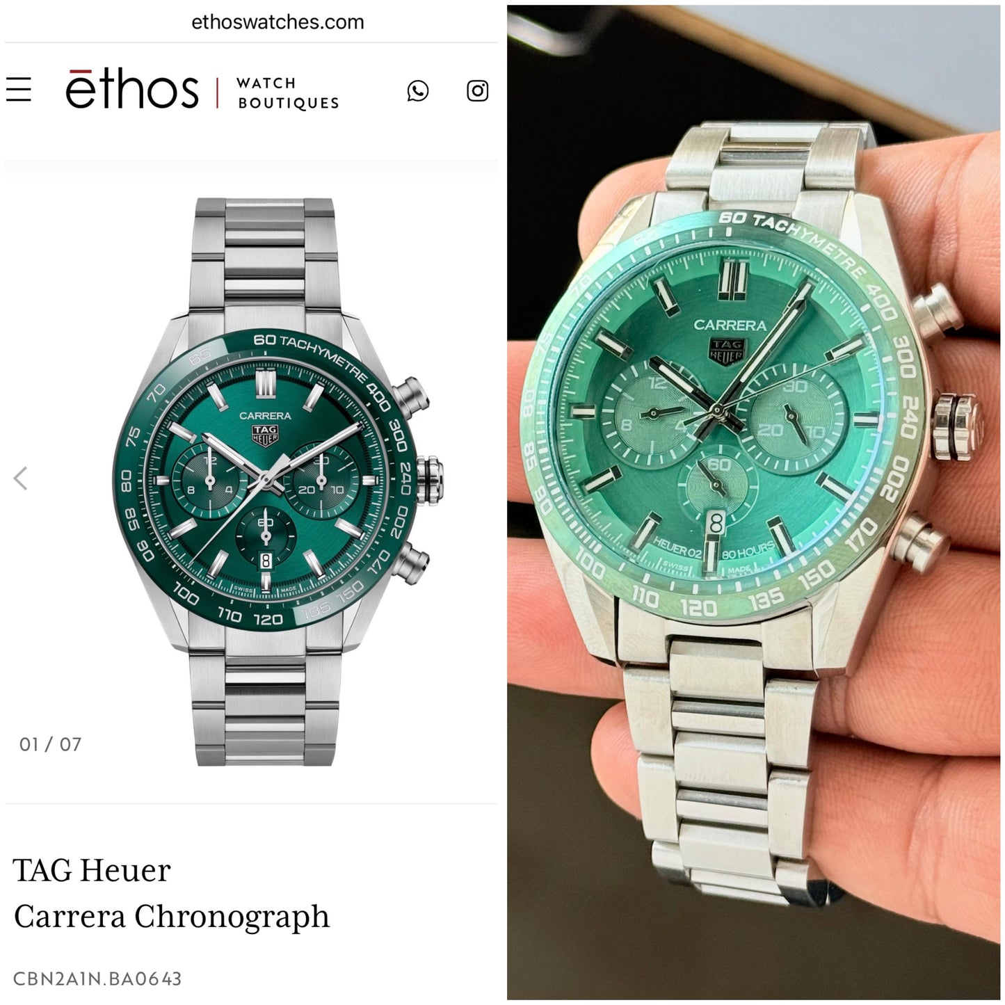 TAG Heuer Carrera Chronograph.