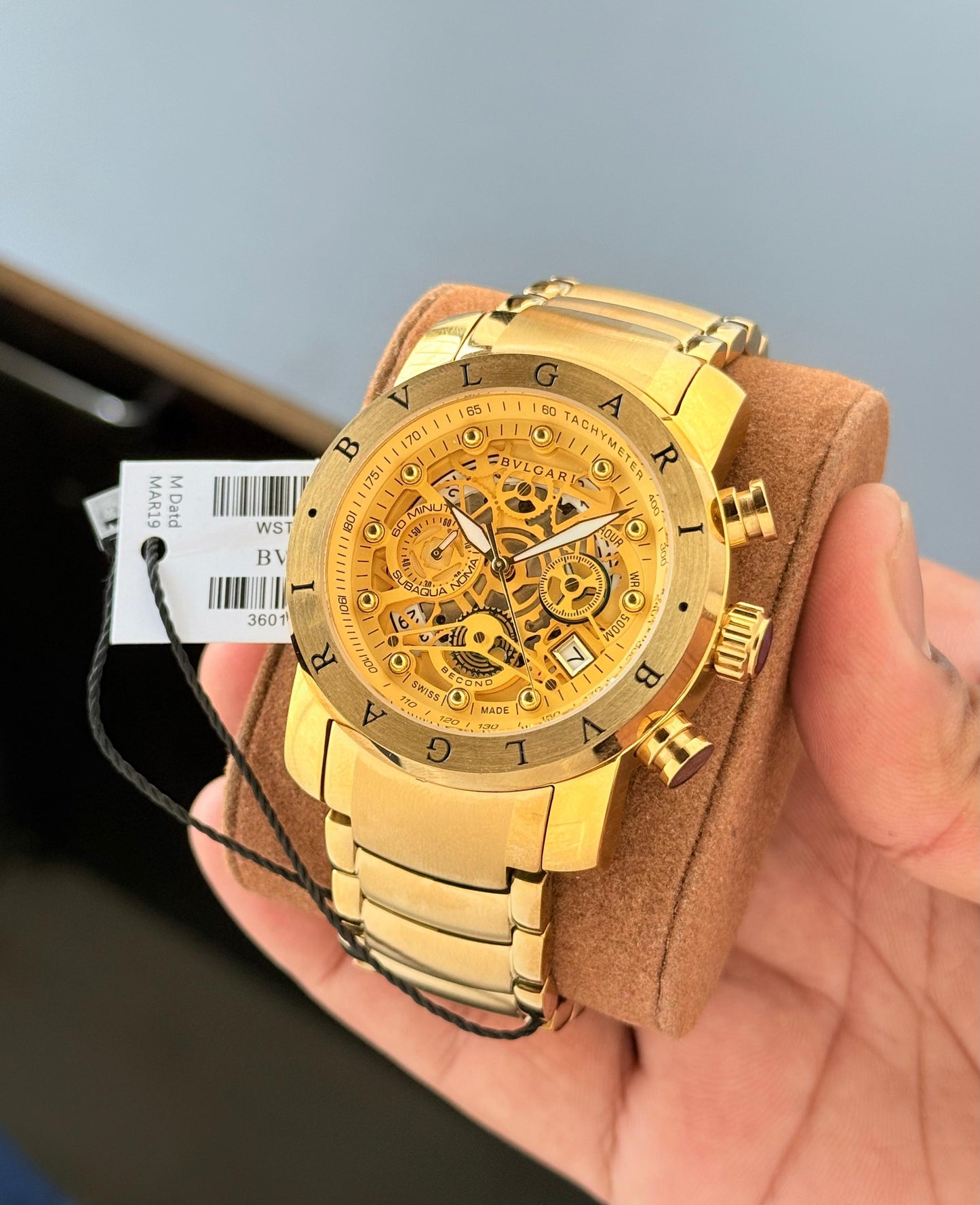 PREMIUM BVLGARI NUCLEAR WEAPON SERIES JAPANESE CHRONOGRAPH COLLECTION